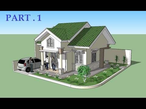 Sketchup tutorial house