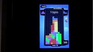 Very high score on EA Tetris Marathon play with a lot of T-Sprin