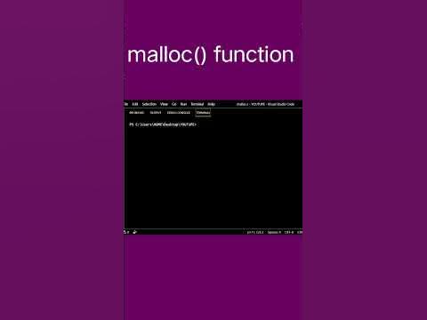 malloc() function in C programming|Rs EduMedia support Subscribe folks ...