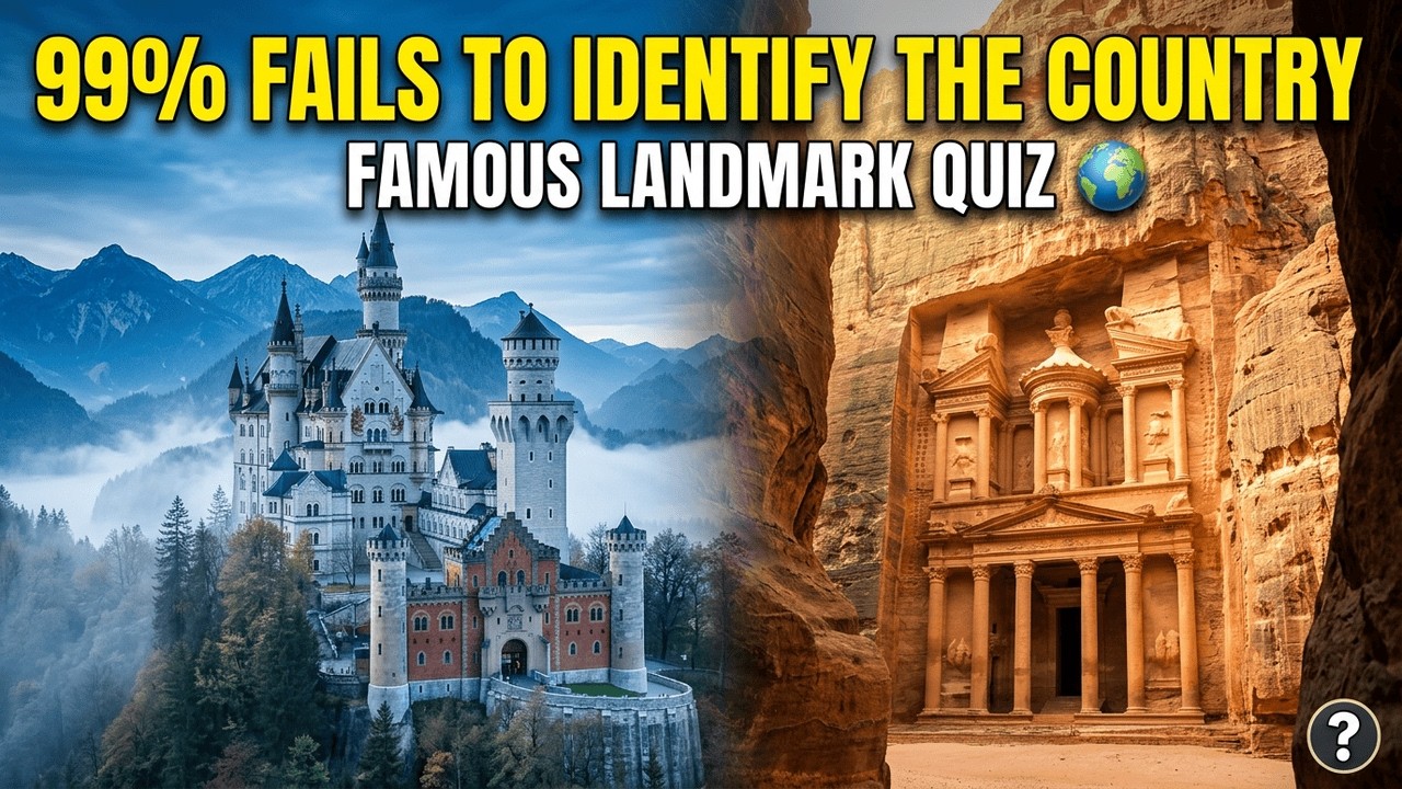 Only 1% Can Guess All 50 Landmarks 🌍 | Asia & Europe Geography Quiz Challenge