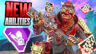 NEW ABILITIES Octane SOLO and 24 KILLS \& 6,690 Damage Apex Legends Gameplay Season 20