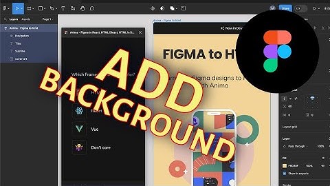 How to Add Background in Figma 2025?