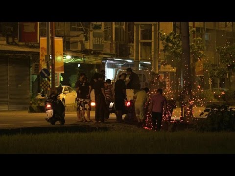 2015年9月17日彰鹿路送煞(攝影機畫面)