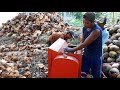 Mesin pengupas kelapa produksi jalur 5 banyuasin sumatera selatan