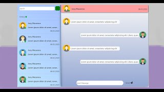 How To Create a Online Chat | Beautiful Design | Using HTML5 CSS3 and BootStrap 4