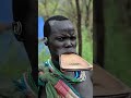 Surma Tribe in Ethiopia | Women Wear Lip Plates #shorts