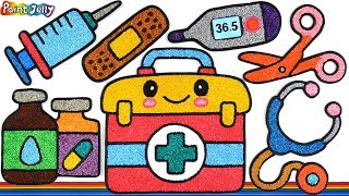 เครื่องมือแพทย์ | Coloring Toy doctor set with Foam clay for Kids, Children