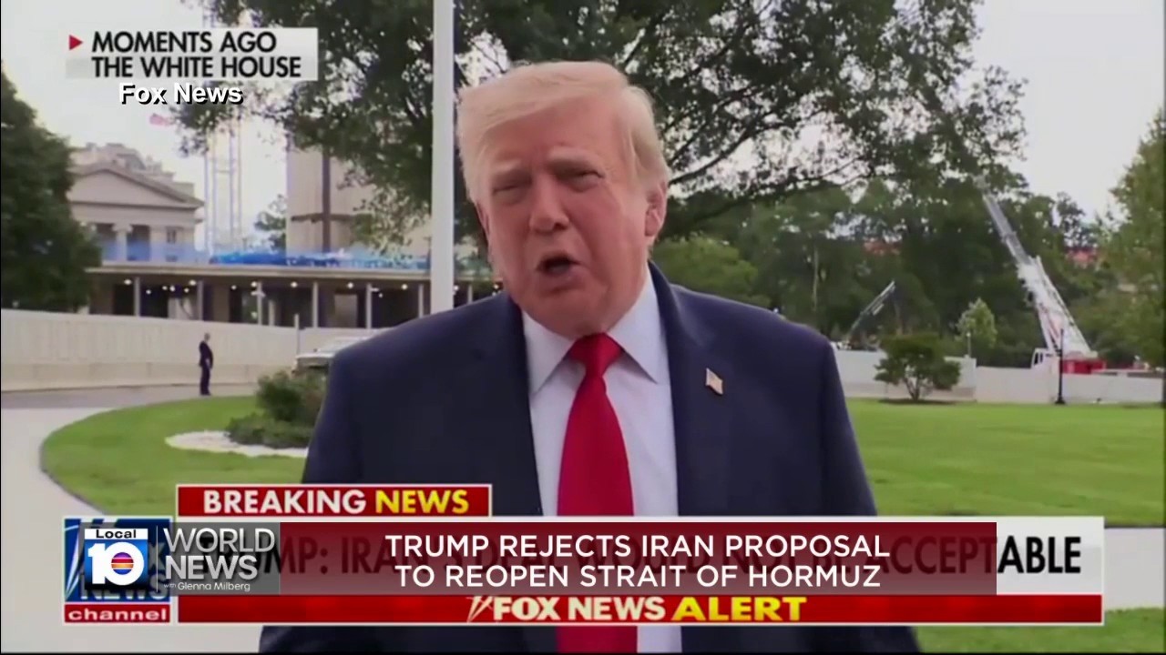 Trump Says He Rejected Iranian Proposal that Would have reopened Strait of Hormuz
