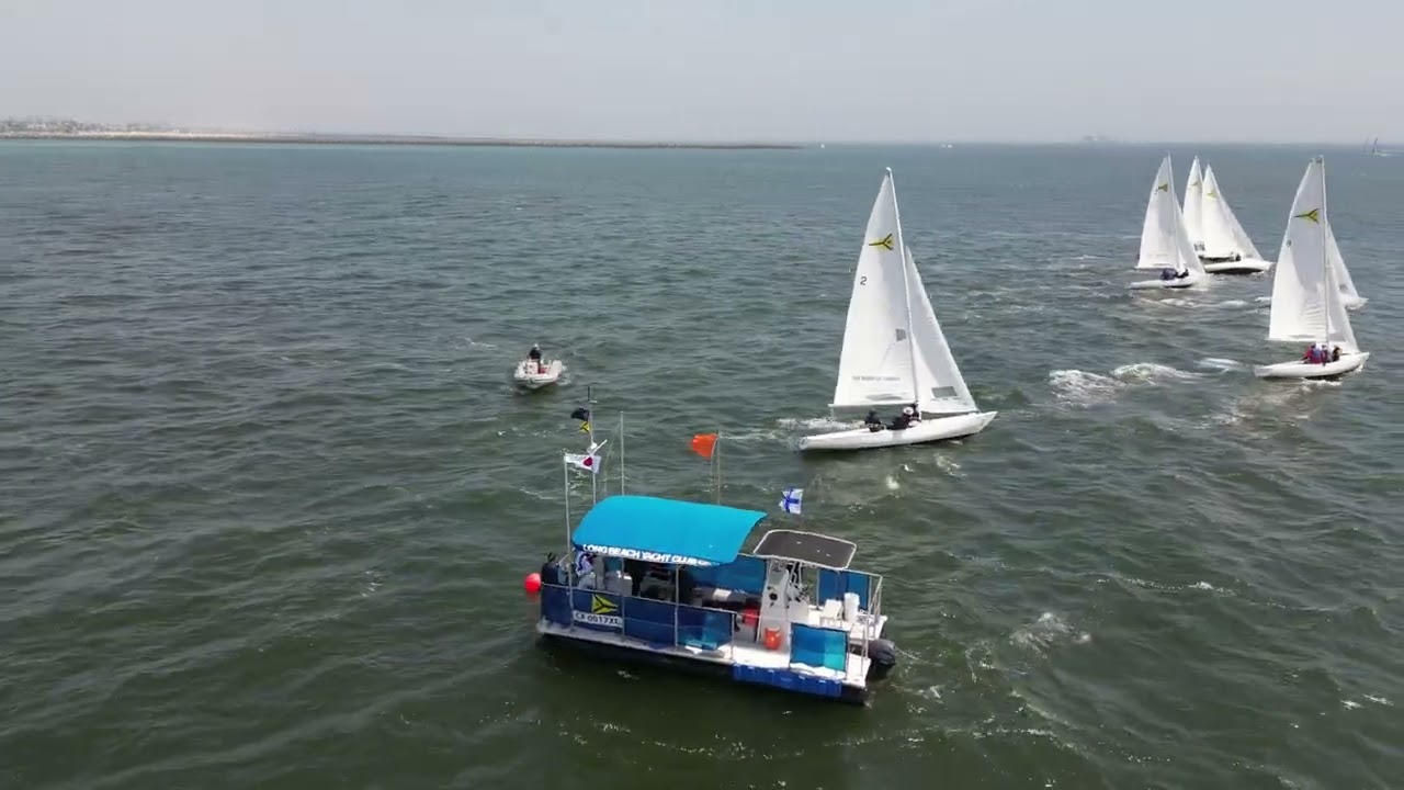 2023 Saturday Soling Regatta 4   Race 2 start