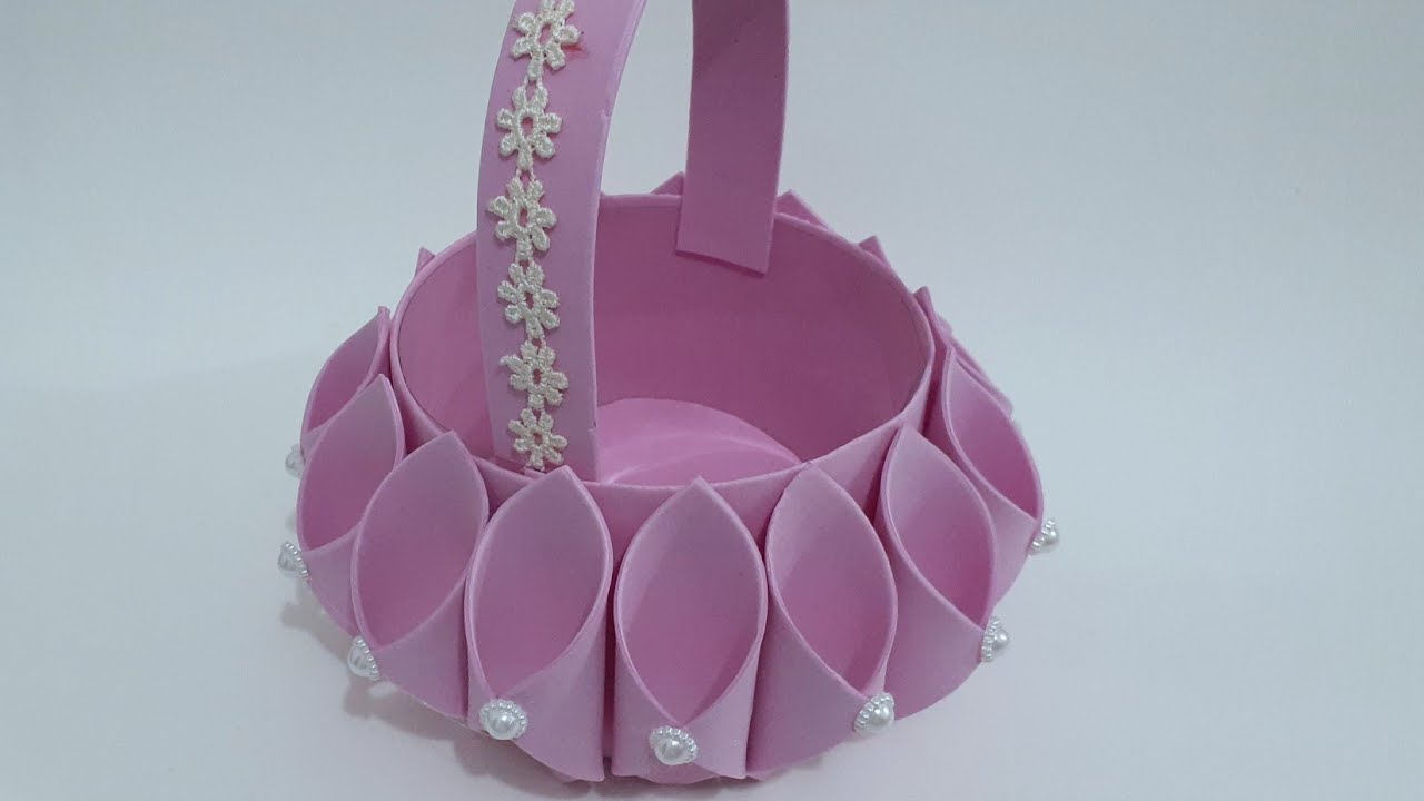 Como Fazer Cesta com Garrafa Pet e E.V.A Super Fácil!