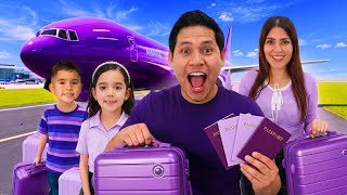 24 Horas Viajando De Color Morado Con Kima Y Juanito