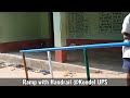 Ramp with handrail kondel ups