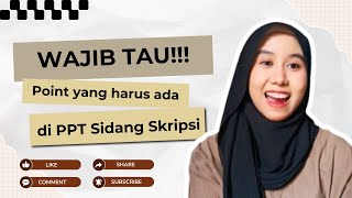 WAJIB TAU!!! Tutorial Membuat PPT Sidang Skripsi