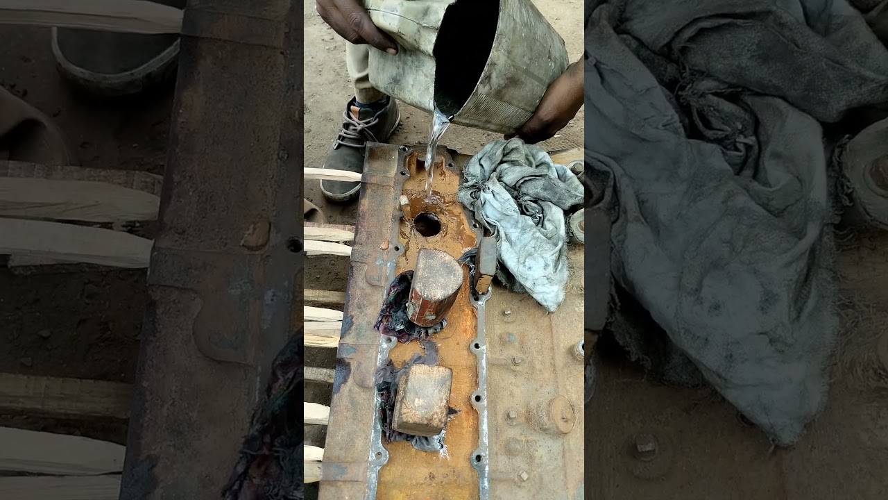 Engine block cracks and leakage checking 