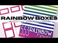 RAINBOW BOXES STICKER BOOK | MOJO JOJO PLANS | FLIP THROUGH