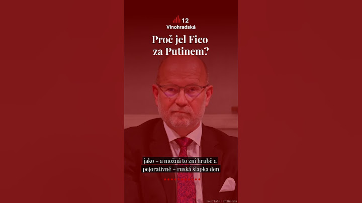 V12: Proč jel Fico za Putinem?