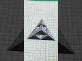 Easy 3D illusion drawing #shortsvideo #drawing #3dprinting #easy #satisfying