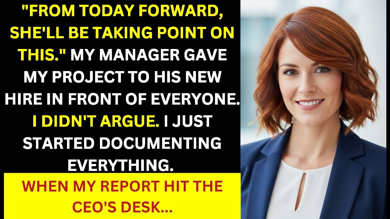 My Manager Tried Replacing Me With His New Hire, Until My Report Hit the CEO’s Desk