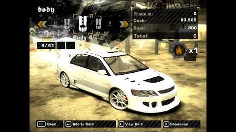 Need For Speed Most Wanted PC - Making the perfect drift car