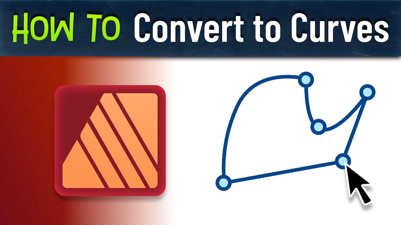 Affinity Publisher Convert to Curves - YouTube