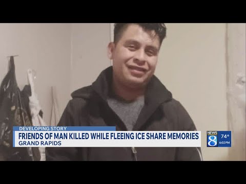 Friends of man killed while fleeing ICE share memories