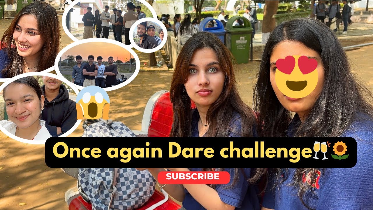 Once again dare challenge 🥂💀