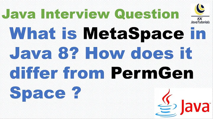 What is MetaSpace in Java 8? How does it differ from PermGen Space ? || permgen vs metaspace