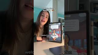anzeige - practicing ordering food with LingoLooper #lingolooper #learngerman #learngermanfast