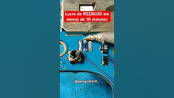 Lucrei 230 em menos de 10 minutos de conserto #celular #consertodecelulares #celularsemsinal