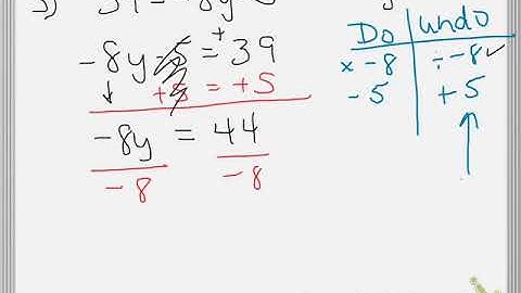 1.3 -solving linear equation