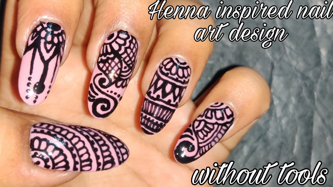 10. Henna Nail Art for Kids' Parties - wide 2