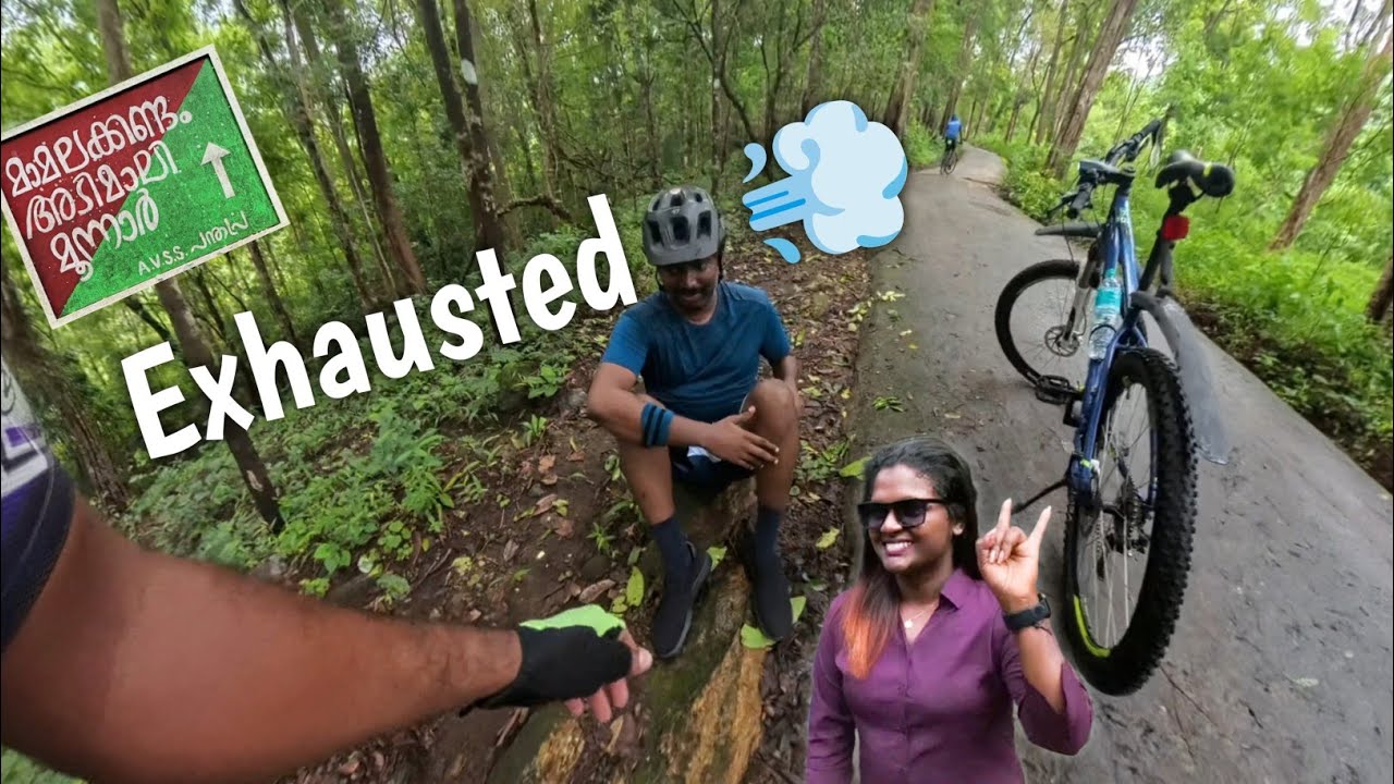 Vibe Girl ഞങ്ങളുടെ ഒപ്പം കൂടി 💃🥳 കയറ്റത്തിൽ പണി കിട്ടി 🥵 | Mamalakandam Cycle Ride