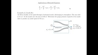 Example 4.2 - Nozzle flow