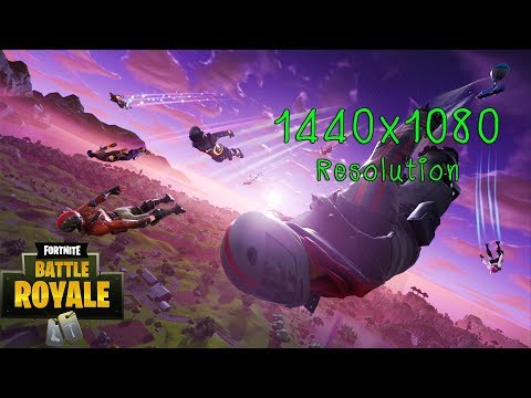 สอนปรับขนาดหน้าจอ สร้างง่าย เพิ่มFPS 1440x1080 | Fortnite