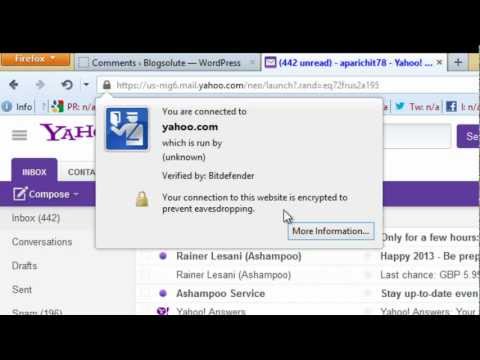 Enable SSL HTTPS Encryption on Yahoo! Email Account