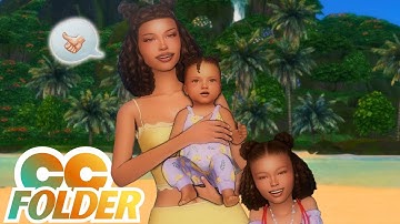 🌸 The Sims 4 Hairs All in One All Ages CC Folder (2GB) Maxis Match