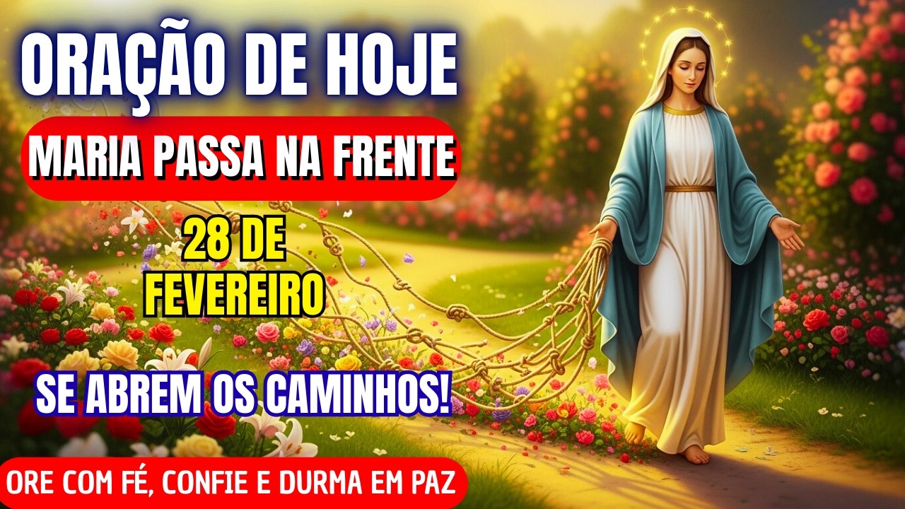 SE ABREM OS CAMINHOS!🌹 Rosário à VIRGEM DESATADORA DOS NÓS para Abrir Caminhos e Receber Bênçãos 🙌