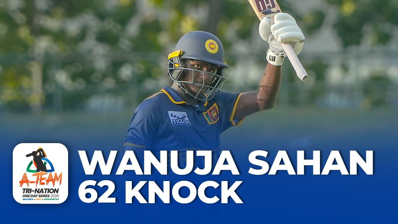 Wanuja Sahan's Brilliant 62 Runs in the Final | Sri Lanka A vs India A #SriLankaCricket #SLvIND