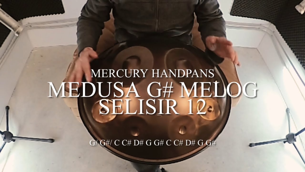 Mercury Medusa G# Melog Selisir 12 (Handpan / Pantam / Sound Sculpture)