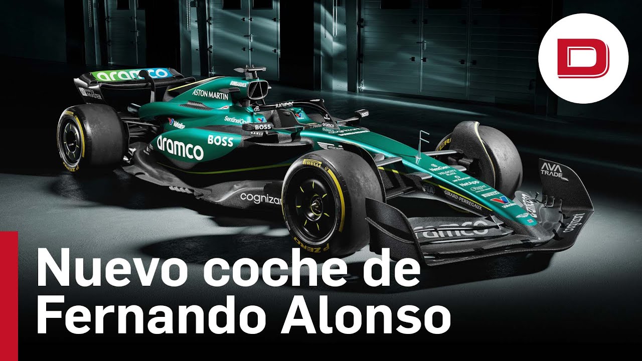 Así es el nuevo Aston Martin con el que Fernando Alonso correrá este año en  F1 