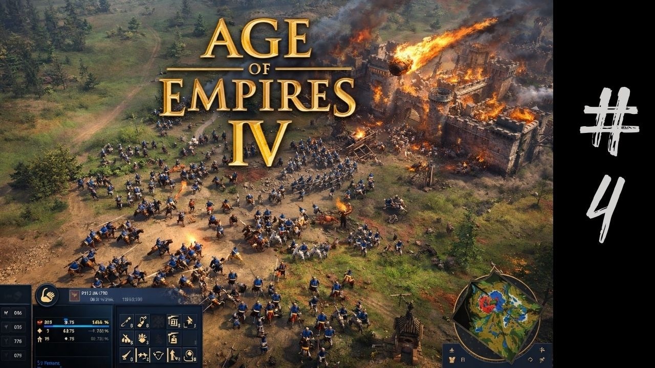 Age of Empires IV #04 - A BATALHA DE TINCHEBRAY - PC (1080p Walkthrough)