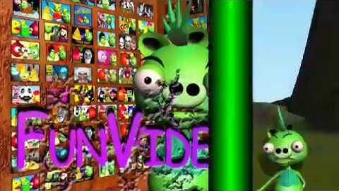 PIGGY MONSTERS-REVENGE an Angry Birds Parody - 3D Animated Mashup FunVideoTV Style