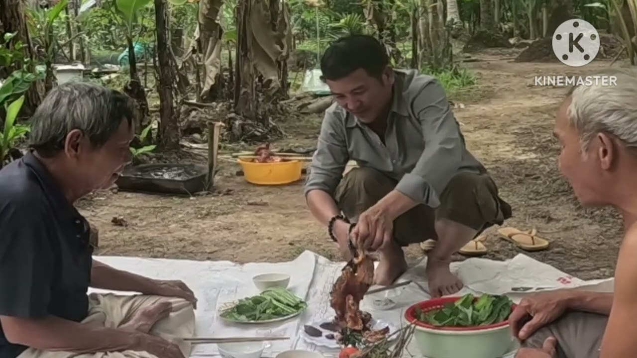  về quê được lộc ăn với các cậu 