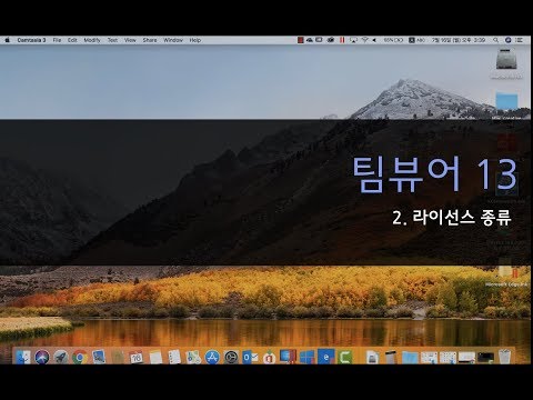 Teamviewer 팀뷰어 사용법 2 라이선스 종류 