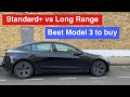 TESLA MODEL 3 Standard Range+ vs Long Range comparison & What is the best car you should buy in 2021