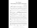 Ave Maria for solo soprano and piano