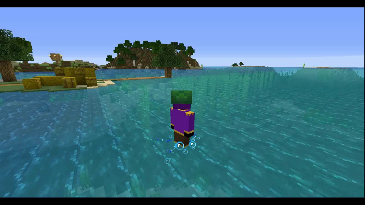 Minecraft Underwater cavern ambience YouTube