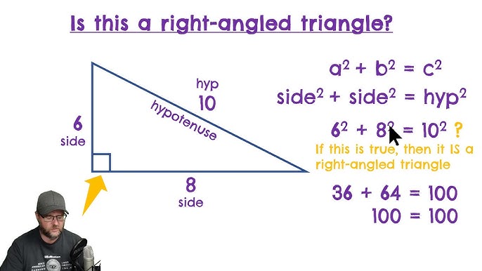 How to Determine Whether a Triangle is a RIGHT Triangle 