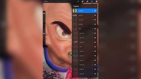 Trick to Merging All visible Layers In Procreate