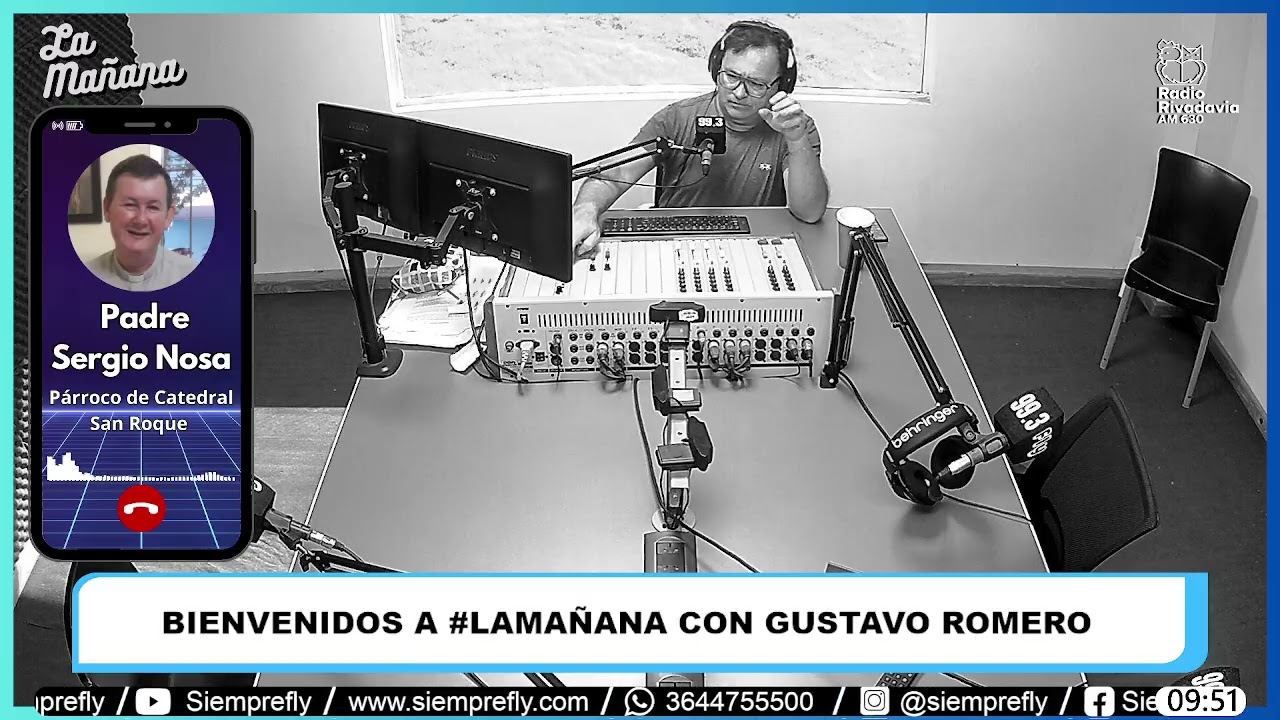 🔴𝗖𝗢𝗠𝗨𝗡𝗜𝗖𝗔𝗖𝗜𝗢́𝗡 𝗧𝗘𝗟𝗘𝗙𝗢́𝗡𝗜𝗖𝗔┃Padre Sergio Nosa - Párroco de Catedral San Roque